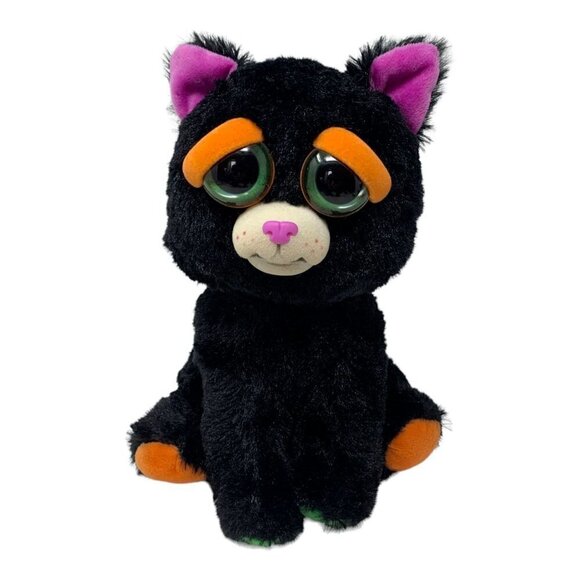 Halloween Feisty Pets Cranky Cathy Plush Black Cat Angry Spooky Stuffed Animal - Picture 3 of 10